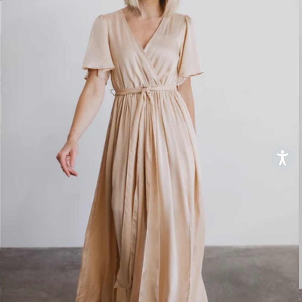 Baltic Born Sicily Satin Dress in XXXL